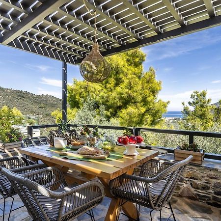 Villa Politimi Luxury Retreat Bandar Skopelos Luaran gambar
