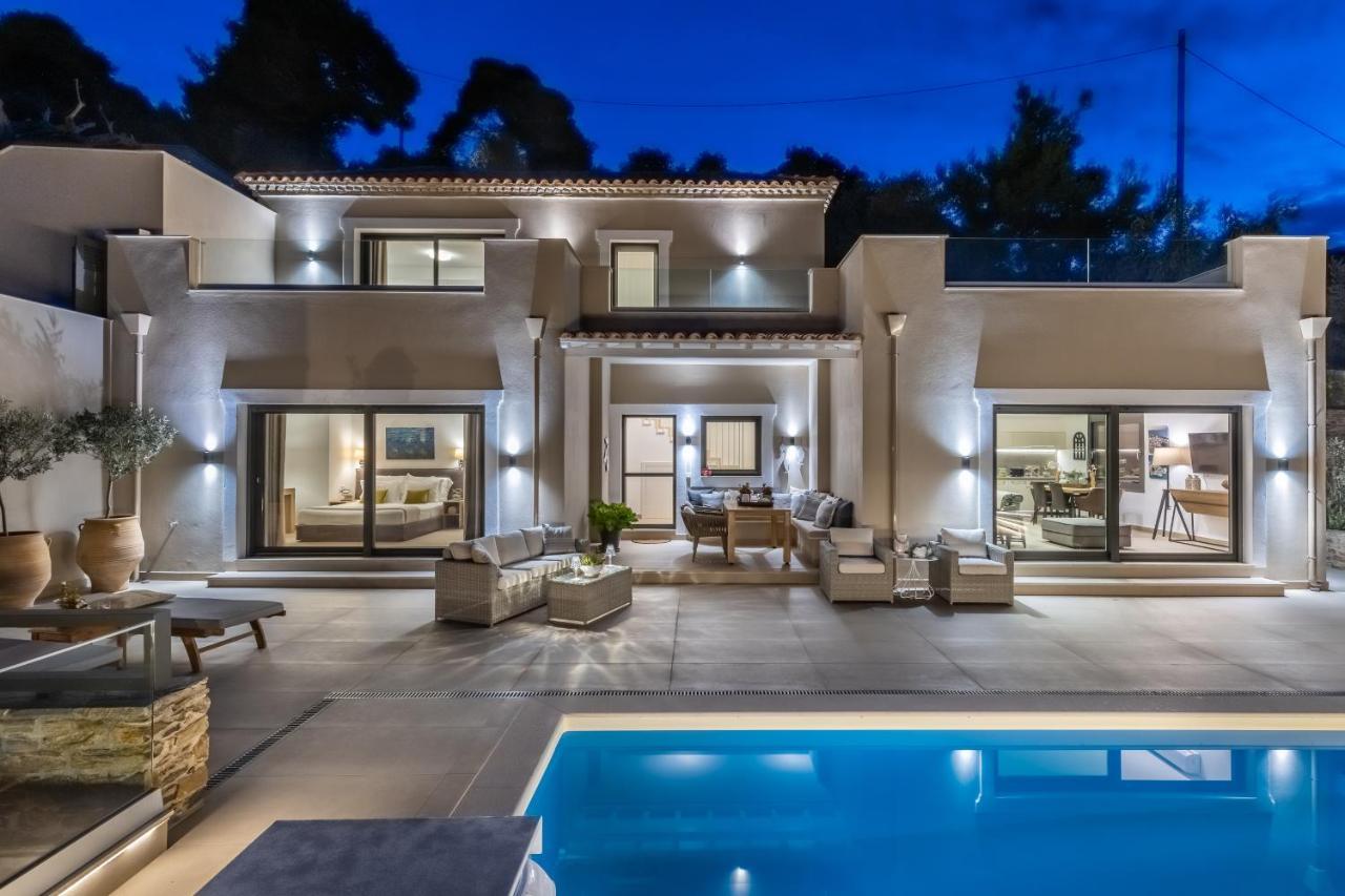 Villa Politimi Luxury Retreat Bandar Skopelos Luaran gambar