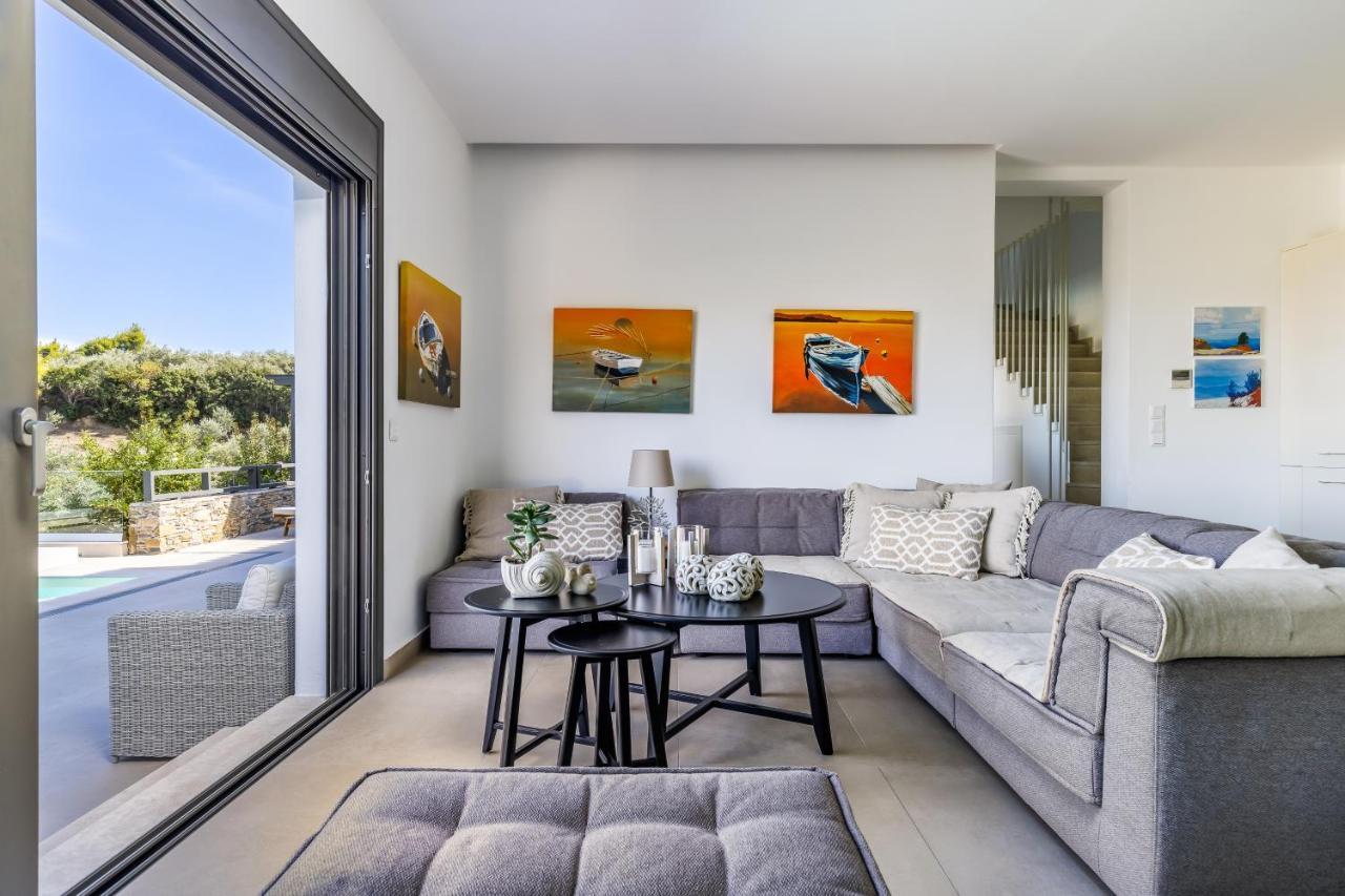 Villa Politimi Luxury Retreat Bandar Skopelos Luaran gambar