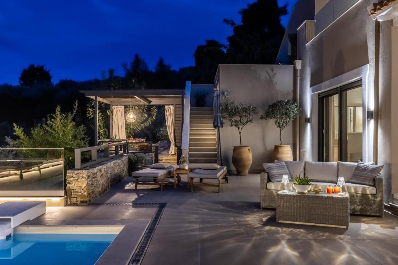 Villa Politimi Luxury Retreat Bandar Skopelos Luaran gambar