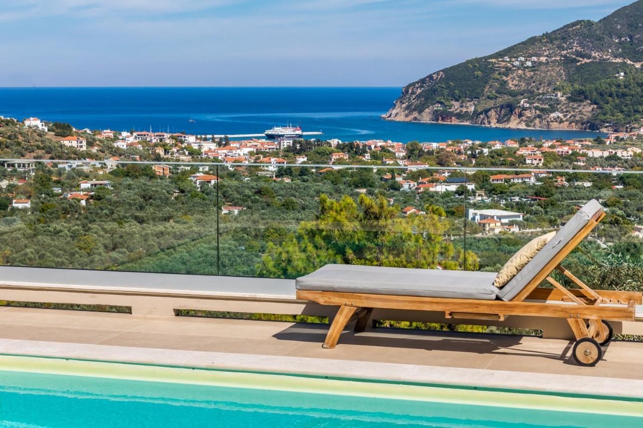 Villa Politimi Luxury Retreat Bandar Skopelos Luaran gambar