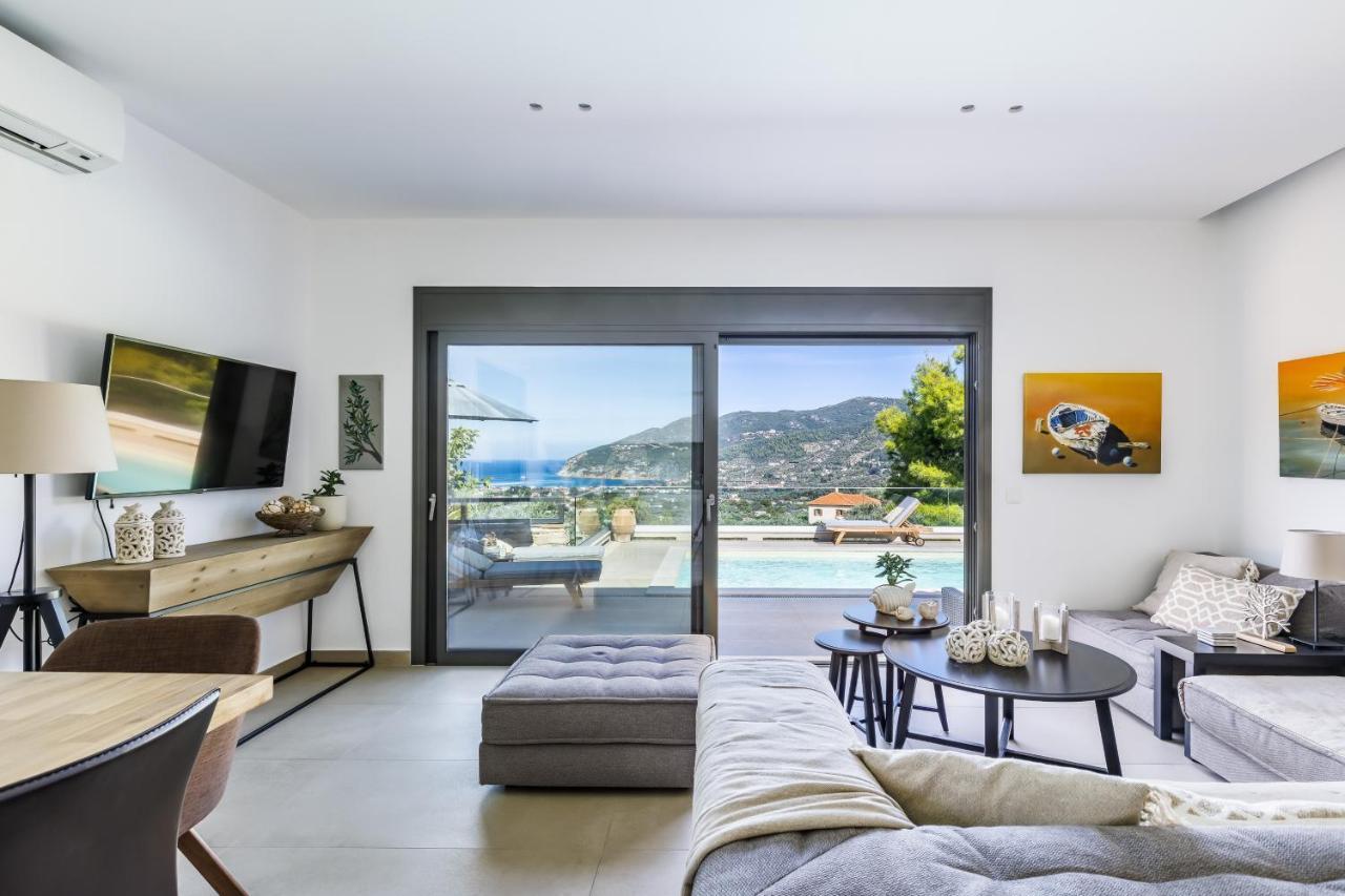 Villa Politimi Luxury Retreat Bandar Skopelos Luaran gambar
