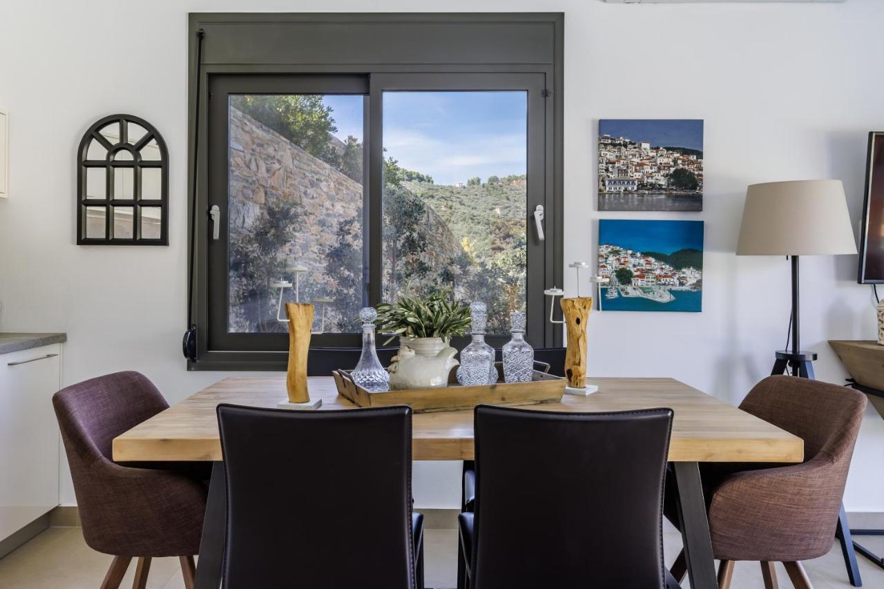 Villa Politimi Luxury Retreat Bandar Skopelos Luaran gambar