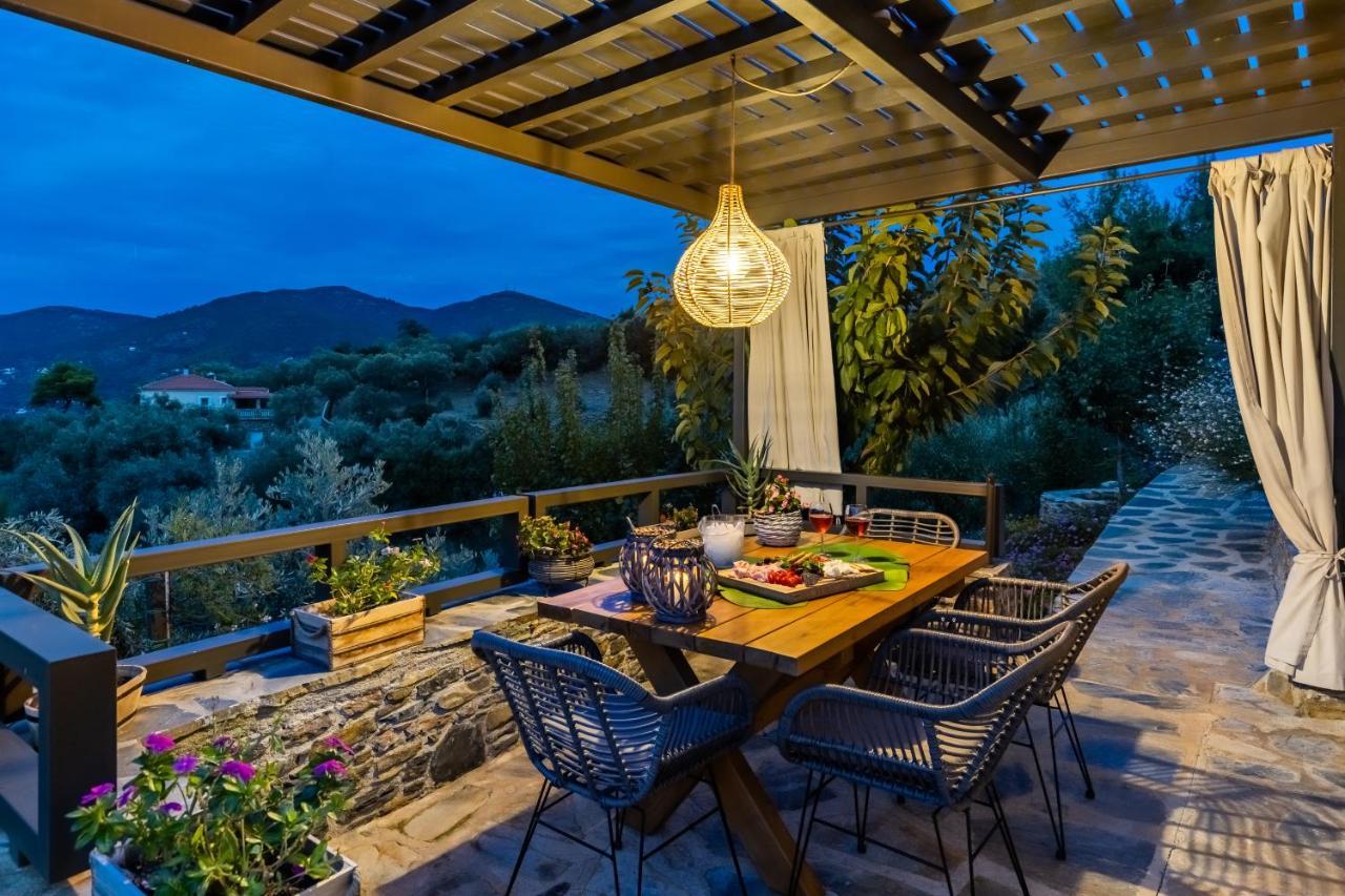 Villa Politimi Luxury Retreat Bandar Skopelos Luaran gambar
