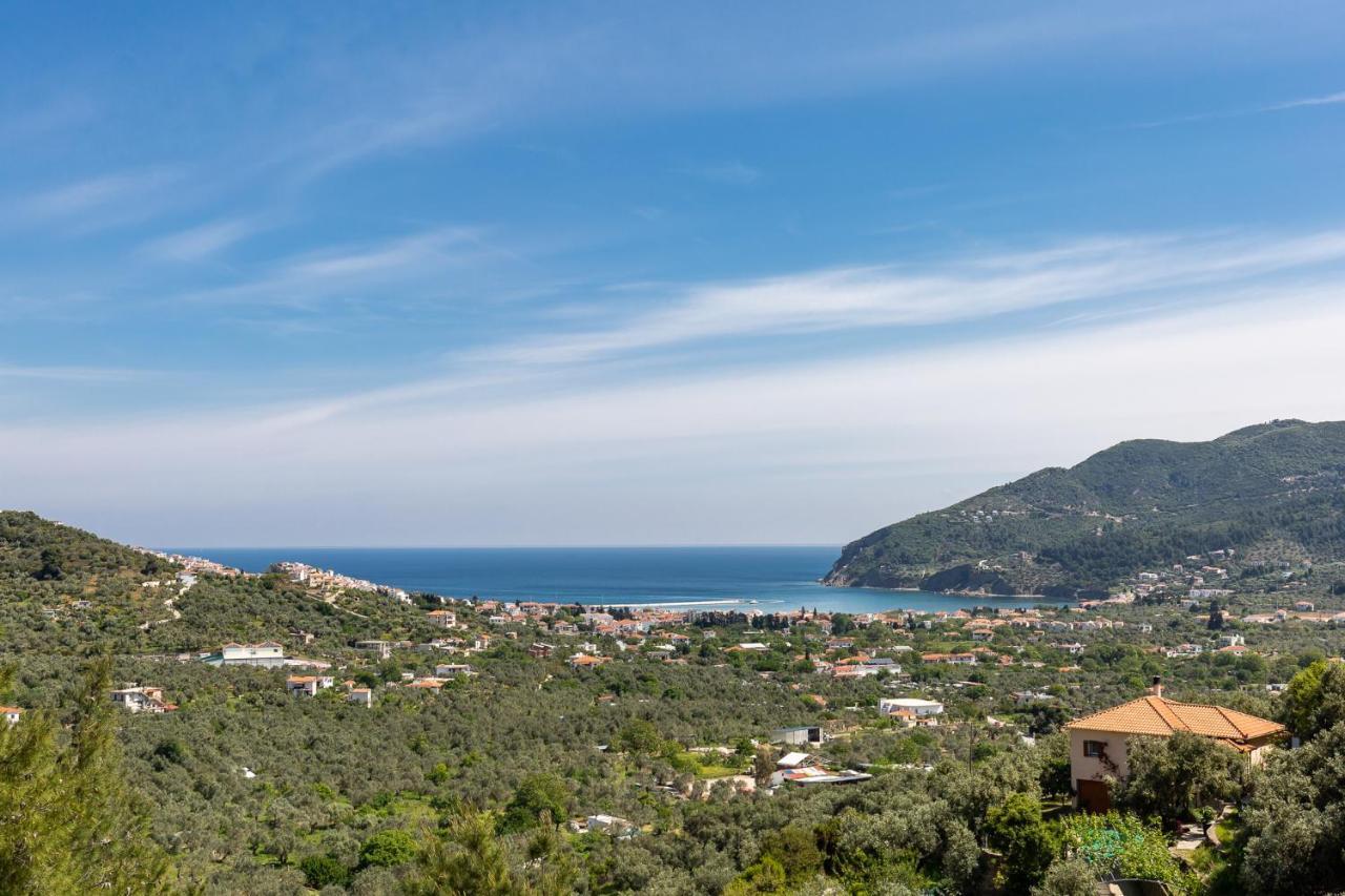 Villa Politimi Luxury Retreat Bandar Skopelos Luaran gambar